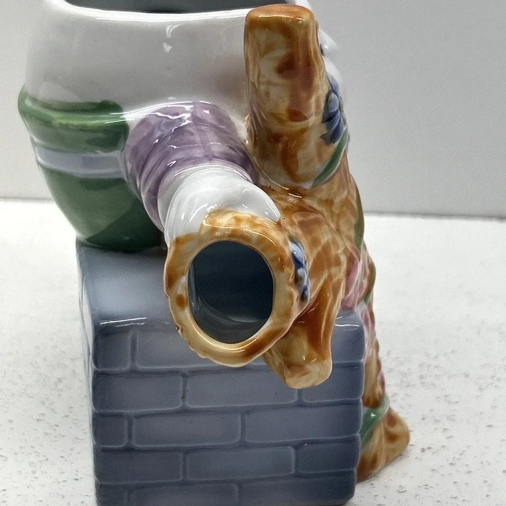 Feitx Humpty Dumpty Collectible Teapot Anthropomorphic‎ Nursery Rhyme 6-3/4
